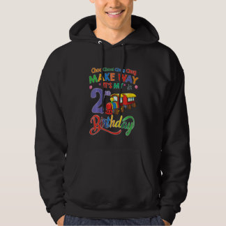 Kids Make Way It's My 2nd Birthday Train Birthday  Hoodie