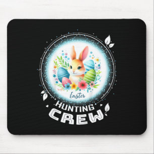 Kids Matching Family Easter Egg Hunting Crew Toddl Mouse Pad