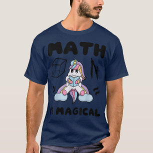 Kids Math Is Magical Back To School Girl, Cute Uni T-Shirt