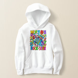 Kids Maths Rock Star Hoodie   Primary School UK