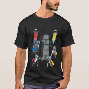Kids Medieval Knights Middle Ages History Castle 1 T-Shirt