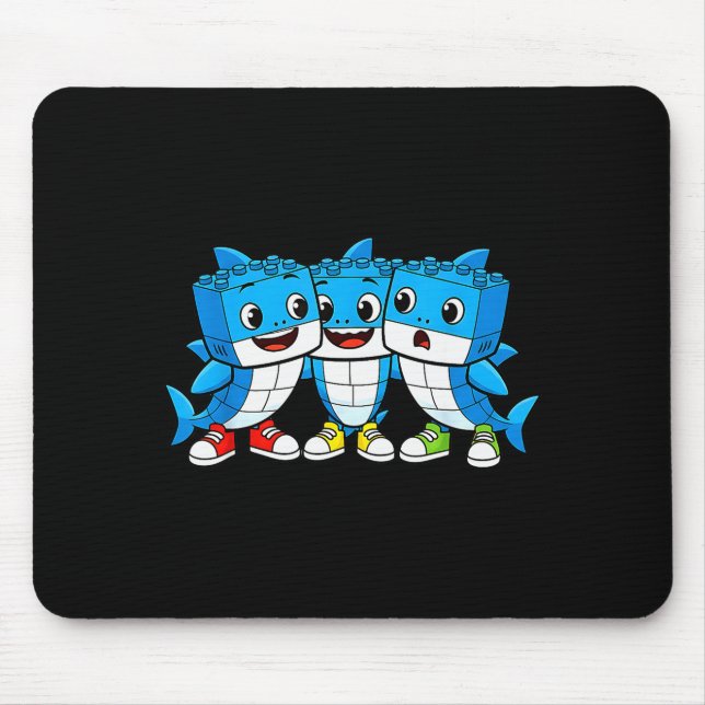 Kids Meme Funny Italian Brainrot Kids Boys Girl Me Mouse Pad (Front)