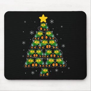 Kids Men Women Tractor Christmas Tree Farmer Xmas  Mouse Pad