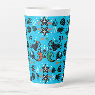Kids Mermaid Beach Latte Mug