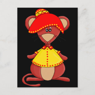 Kid's Mexican Mouse Postcard