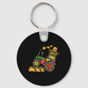 Kids Mexican Tractor Farmer Toddler Boys Cinco De Keychain