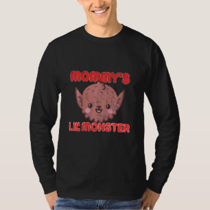 Kids Mommy Lil Monster Cute Werewolf Kids Boy Hall T-Shirt