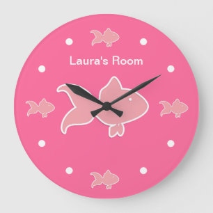 Kids Monogram Wall Clocks