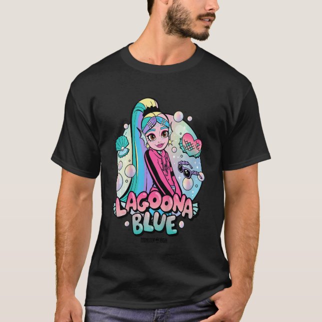 Kids Monster High   Lagoona Blue Bubbles T-Shirt (Front)