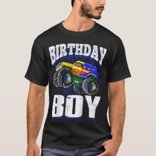 Kids Monster Truck Birthday Boy Kids Monster Truck T-Shirt