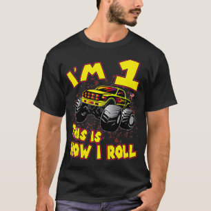 Kids Monster Truck IM 1 This Is How I Roll 1st Bi T-Shirt