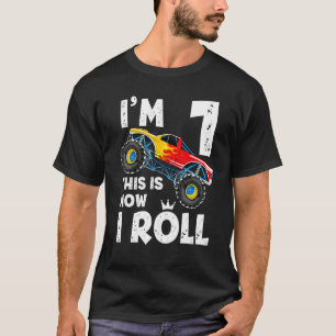 Kids Monster Truck Im 1 This Is How I Roll T-Shirt
