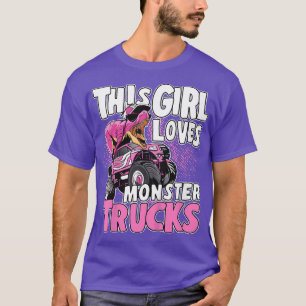 Kids Monster Truck Kids Toddler This Girl Loves Mo T-Shirt