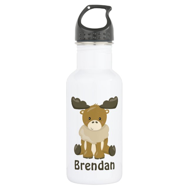 Kids Moose 532 Ml Water Bottle (Front)
