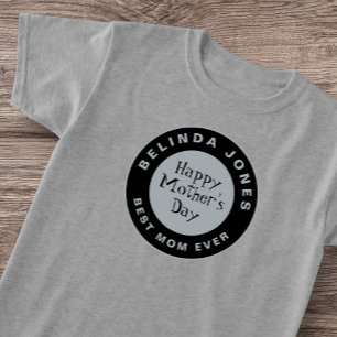 kid's Mother's Day Gift's Best Mom Vintage Retro T-Shirt