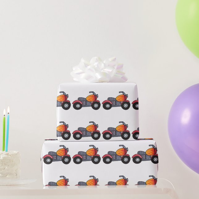 Kids Motorcycle Wrapping Paper (Party Gifts)