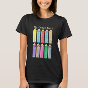 Kids My Chea  Kids Math Multiplication Tables T-Shirt