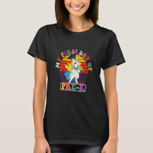 Kids My First day Of PRE K Unicorn Back to School  T-Shirt