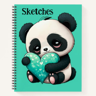 Kids My Panda Sketch  Notebook