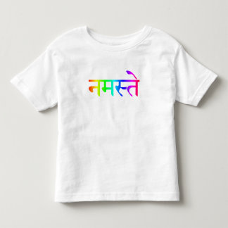 Kids Namaste Rainbow Shirt
