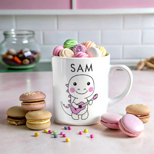 Kids Name Personalized funny dino  Coffee Mug