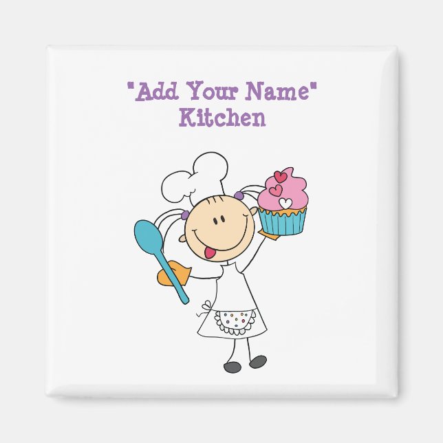 Kids Name Refrigerator Magnet (Front)