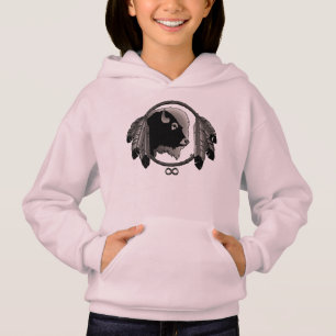Kid's Native Art Hoodie Wildlife Native Art Hoodie