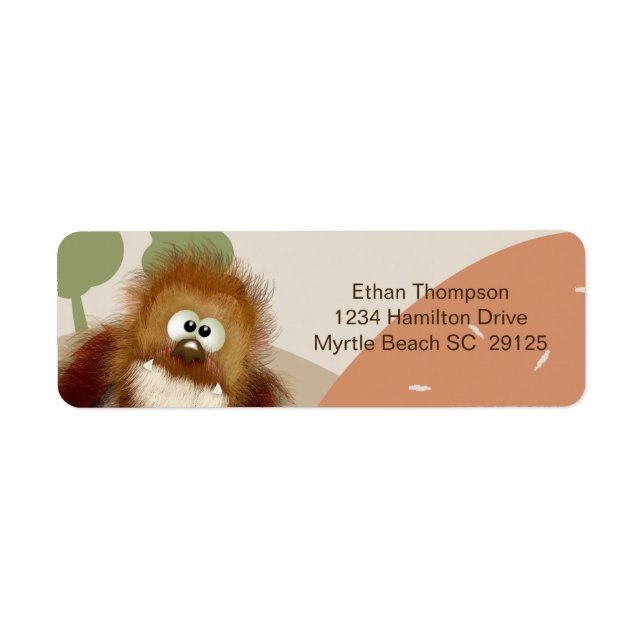 Kids Nature Big Foot/ Sasquatch Birthday Party     (Front)