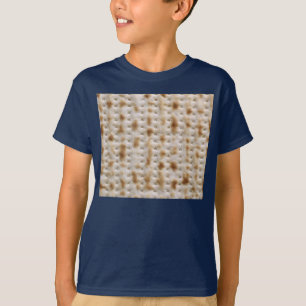 Kids' Navy Matzoh Tee for Pesach