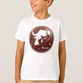 Kid's New York Shirt NYC Bull Souvenir Shirt