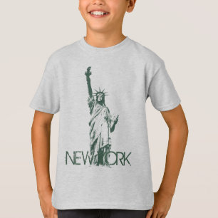 Kid's New York T-shirt Organic Statue of Liberty T