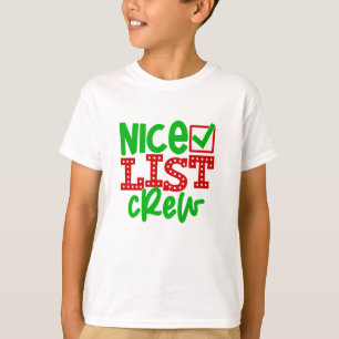 Kids Nice List Crew T-Shirt