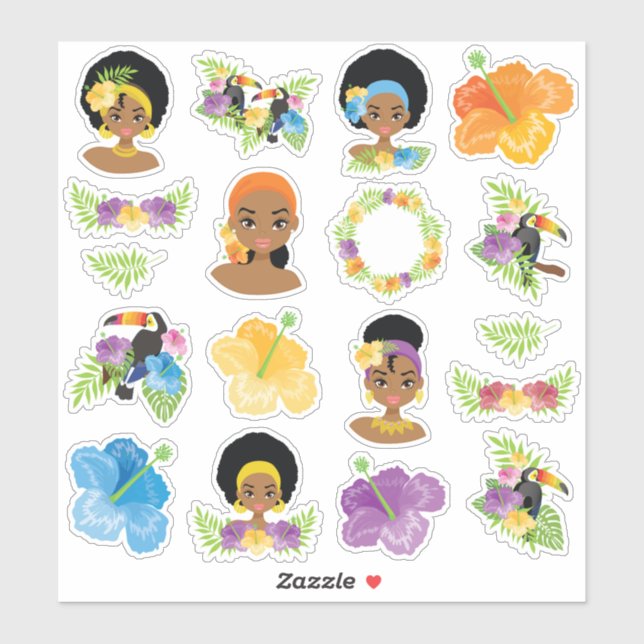 Kids Nubian Princesses (Sheet)