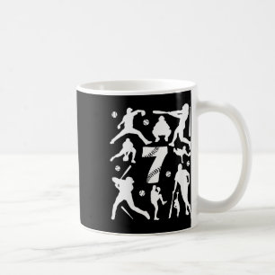 Kids Number 7 Years Bysebyll 7th Birthday  Coffee Mug