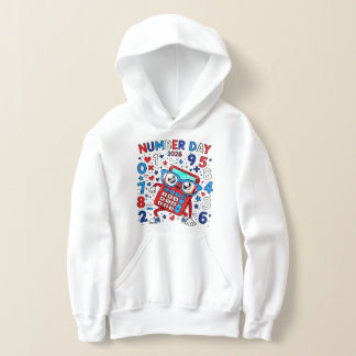 Kids Number Day Hoodie | Fun Maths Numbers