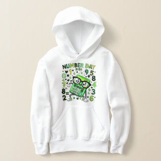 Kids Number Day Hoodie | Maths Calculator Design
