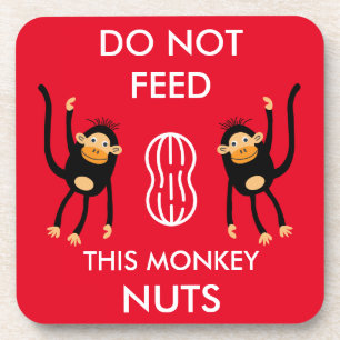 Kids Nut Allergy Warning Coaster