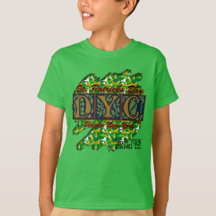 KIDS NY Camo Co Slainte St Pat's Camo Rub Out T T-Shirt