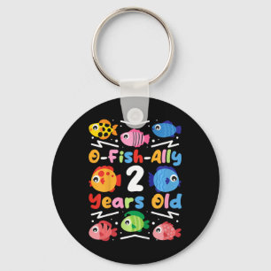 Kids O-fish-ally 2 Years Old Keychain