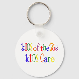 Kids of the 70's kIDS Care Keychain