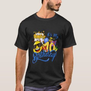 Kids Omg It's My 10th Birthday Boy 10 Years Old Bi T-Shirt