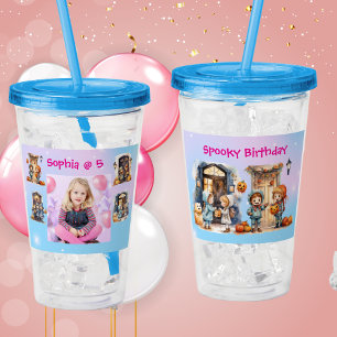 Kids On Halloween Acrylic Tumbler Birthday Gift
