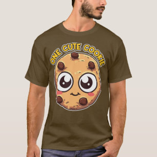 Kids One Cute Cookie Funny Kawaii Chocolate Chip B T-Shirt