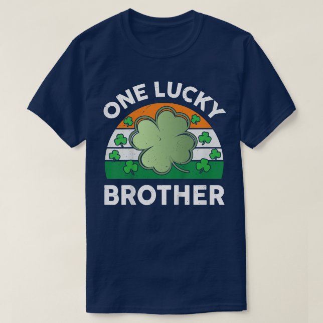 Kids One Lucky Brother St Patricks Day Shirt Toddl (Design Front)