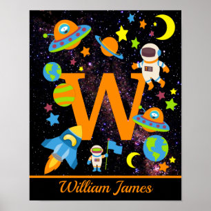 Kids Outer Space Milkyway Poster