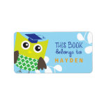 Kids Owl Bookplates Label<br><div class="desc">Great for back to school! Label your child's books so they don't get lost!</div>