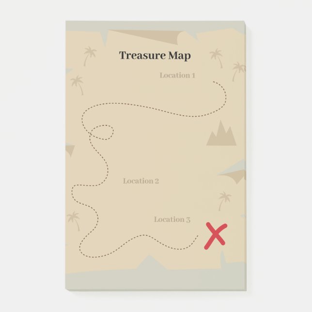 Kids Party Game | Custom Scavenger Hunt | Post-it Notes (Front)