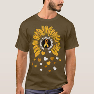 Kids Pediatric cancer Sunflower childhood cancer a T-Shirt