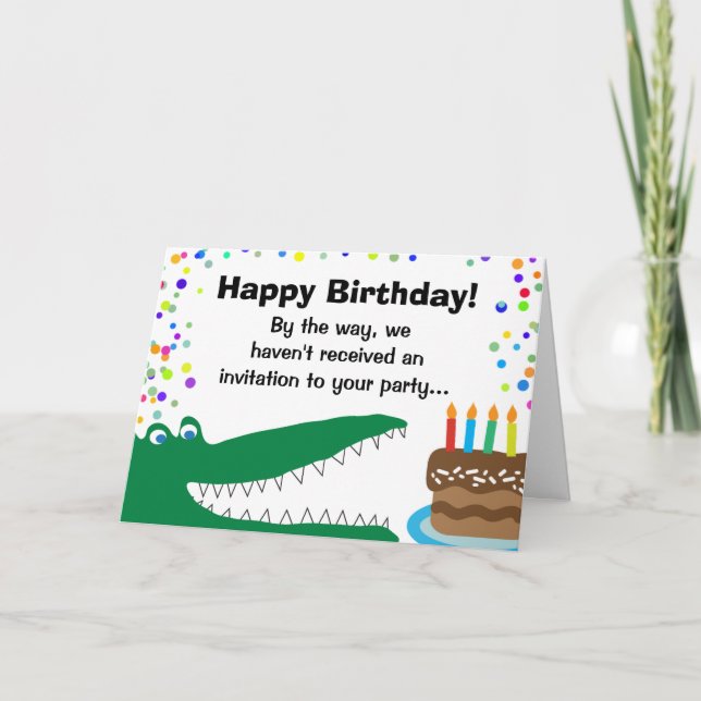 Kids Pediatric Medical Dental Patient Birthday Card (Front)