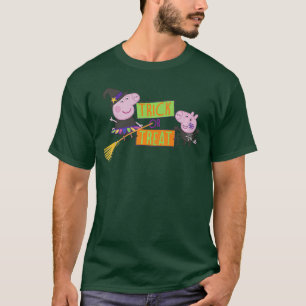 Kids Peppa Pig Halloween Peppa and George Trick or T-Shirt